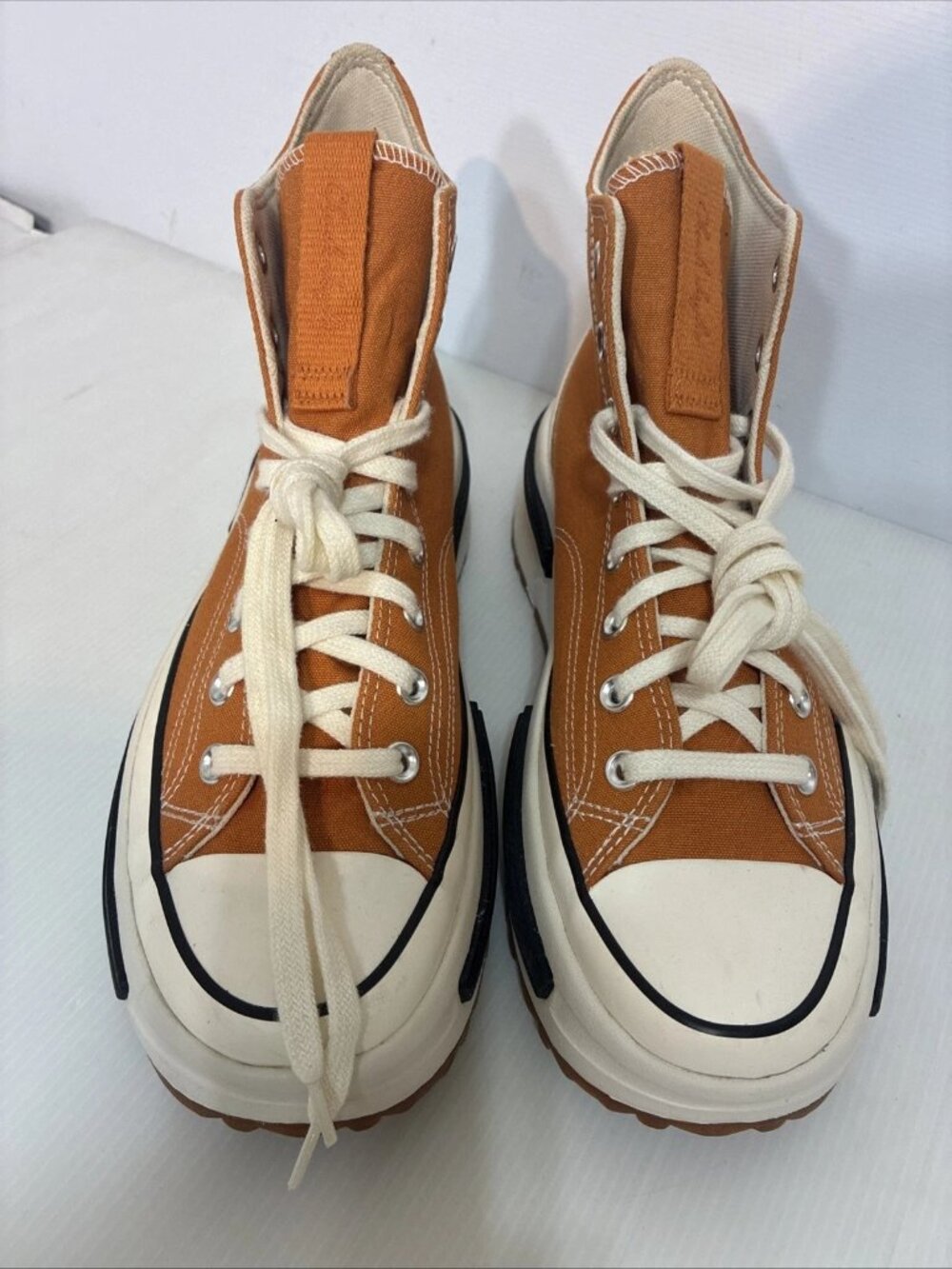 Converse Run Star Legacy CX High Top Platform Sneakers Monarch Orange Size 8.5 - Picture 2 of 9